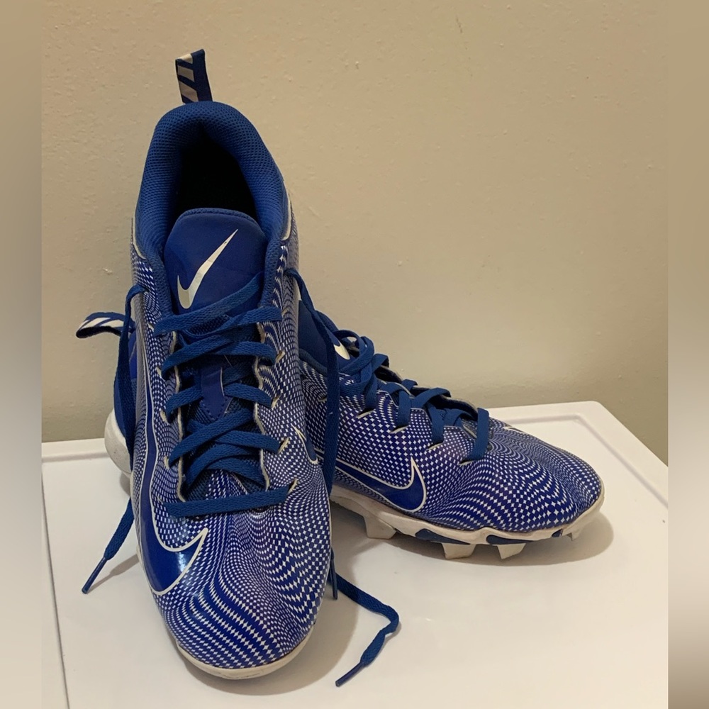 Nike Vapor Fastflex Cleats 917168-400 Size 9 Royal Blue pre owned